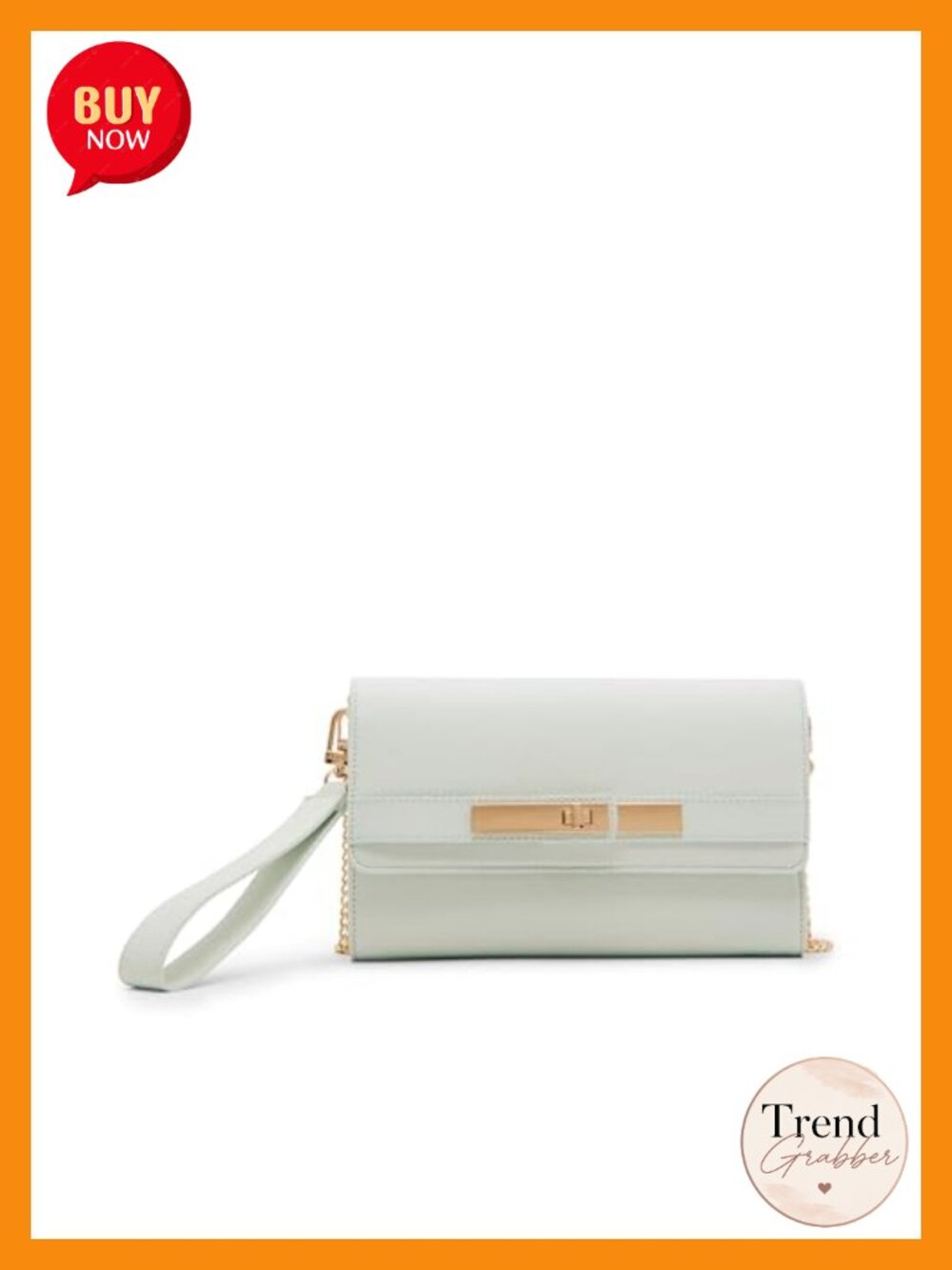Anne Klein 3-in-1 Belted Wallet with Chain & Wristlet Strap, Faux Leather